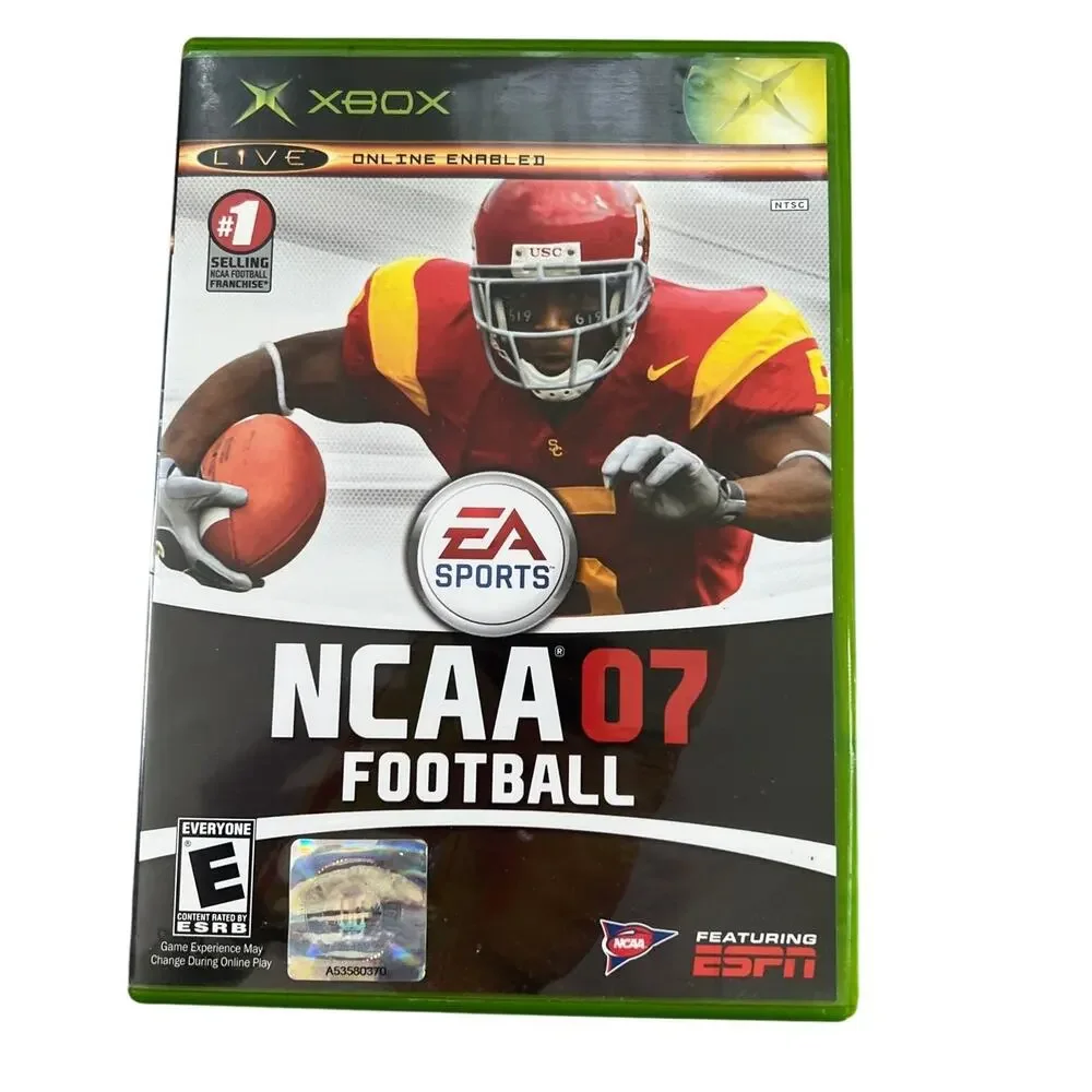 NCAA Football 07 Football Microsoft XBox Complete in Box